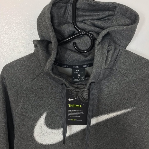 NWT- Nike Size small Therma Dri-Fit gray hoodie🔥 - Picture 4 of 8